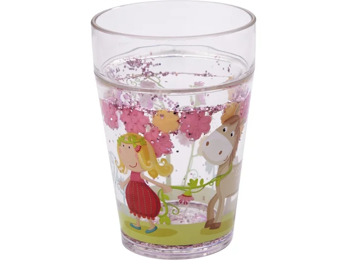HABA Kindergeschirr – Glitzerbecher Vicki & Pirli