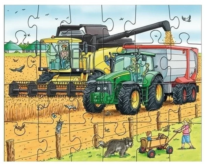 HABA-Puzzle Traktor & Co.