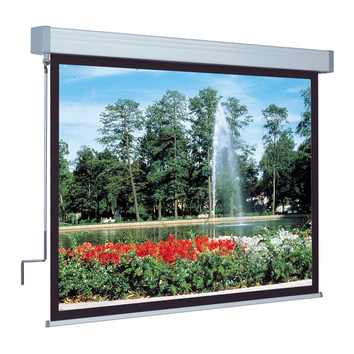 Handkurbel-Leinwand Compact | M-40248