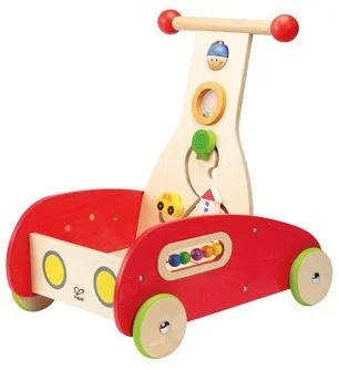 Hape Wonder Walker Lauflernhilfe, rot/holz