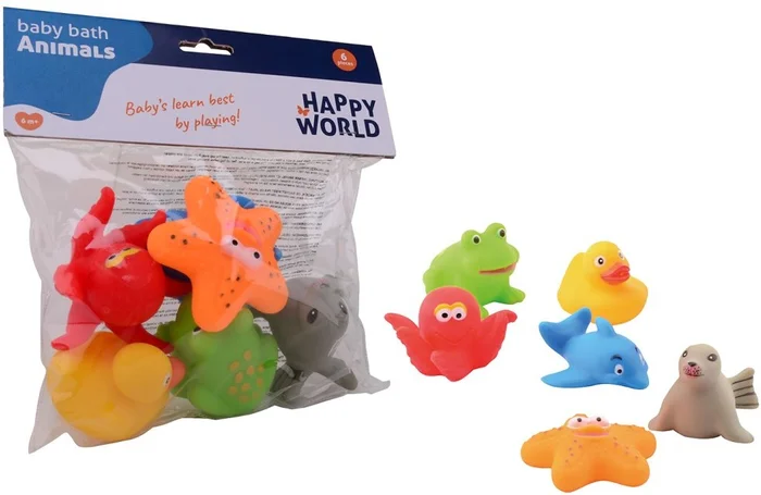 Happy World Badspeeltjes, 6dlg.