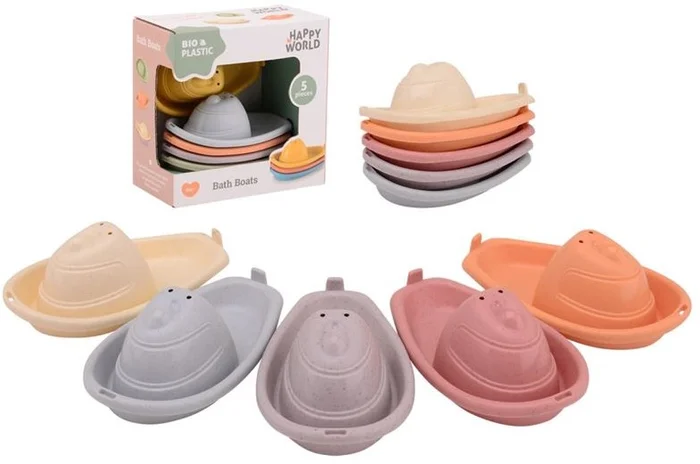 Happy World Bio Plastic Badbootjes, 5st