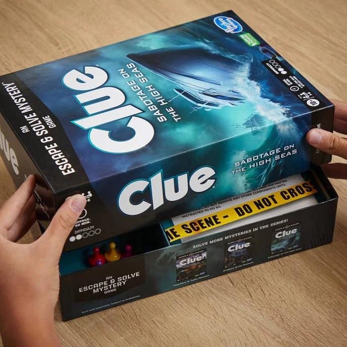 Hasbro CLUE – Cluedo Escape Sabotage auf hoher See