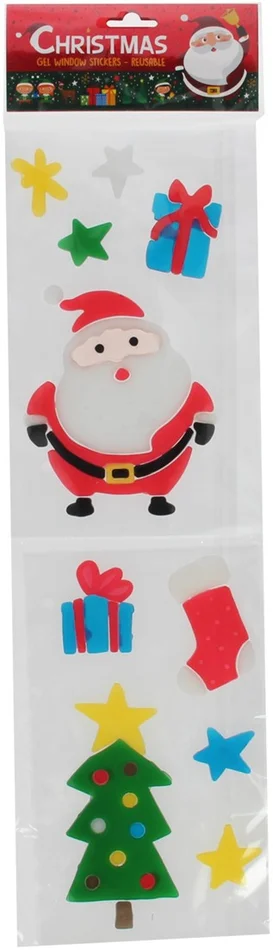 Herbruikbare Gel Raamstickers Kerst