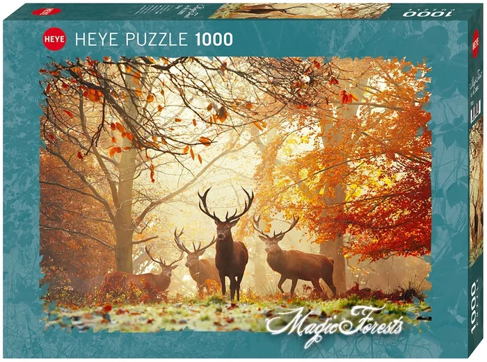 HEYE 29805 Stags Standard 1000 Teile, Magic Forests, Brown