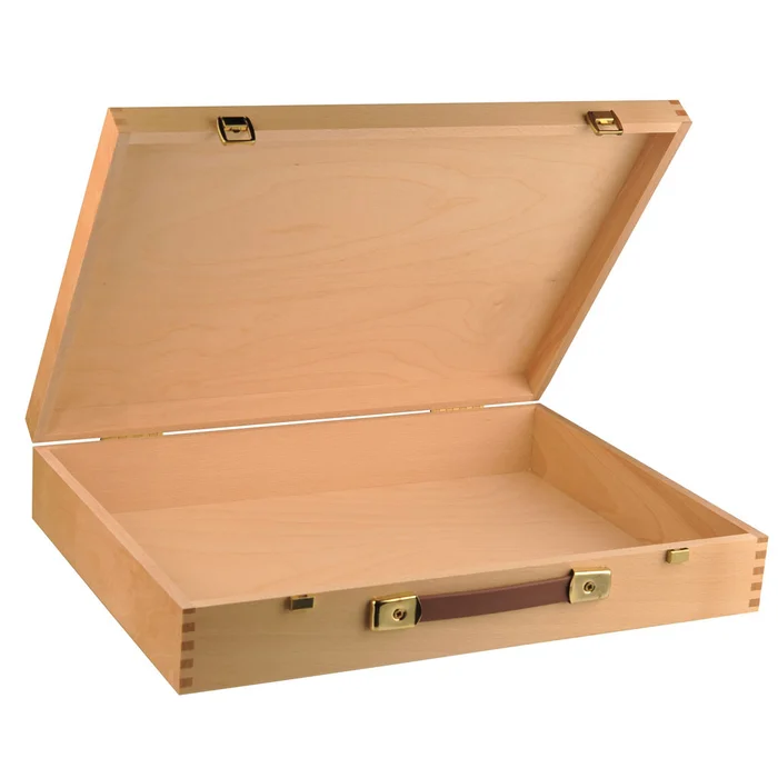 Holzkoffer mit Tragegriff hier online bestellen