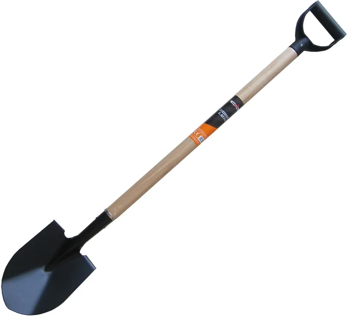 HOT Sports + Toys Schaufel Luxus Schwarz Metallblatt 100cm