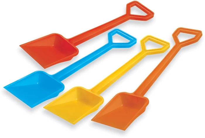 HOT Sports + Toys Schep D model kunststof 50cm ass 4 VE36