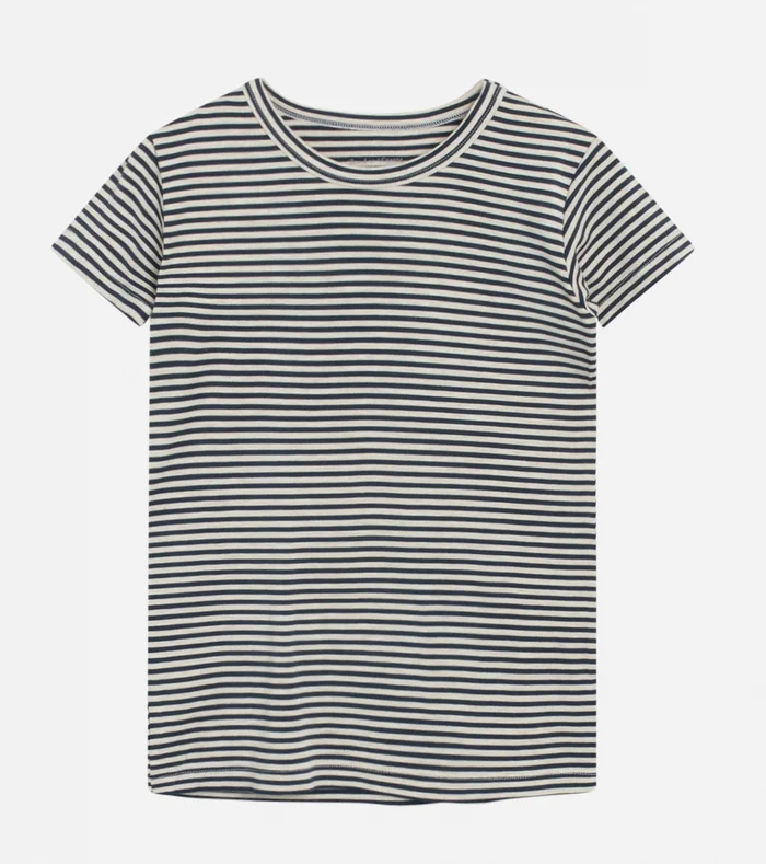 Hust & Claire Bambus Kurzarm Shirt Asu Blau