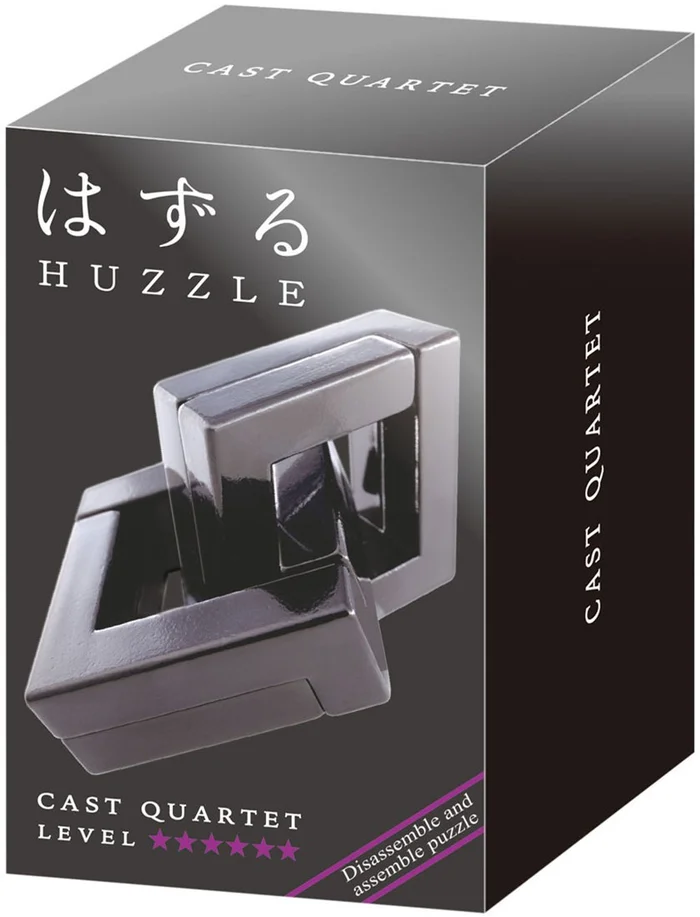 Huzzle Cast Quartet – Hochwertiges Metall-Puzzle