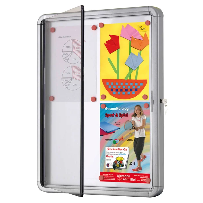 Informationsvitrinen – Alu Tiefe: 3,7 cm | M-42644