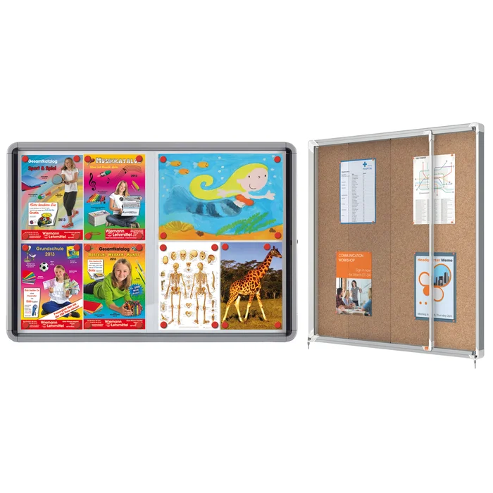 Informationsvitrinen – Alu Tiefe: 5,4 cm | M-42655