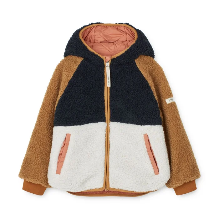 JACKSON Wendbare Jacke Tuscany rose / Midnight navy