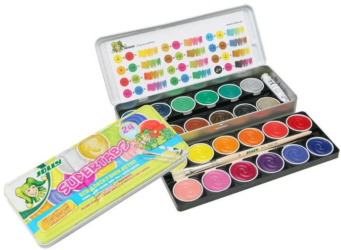 Jolly Jolly Supertabs Waterverf 24 kleuren
