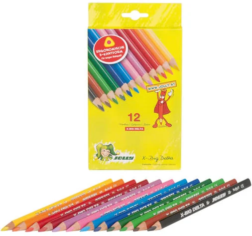 Jolly Jolly X-Big Delta Buntstifte 12 Stück