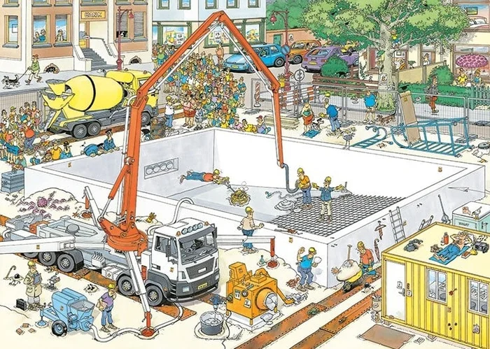 Jumbo Puzzle Jan van Haasteren Fast fertig? – 1000 Stück