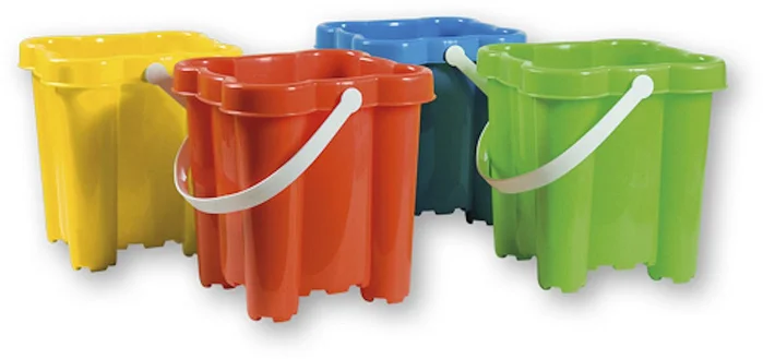 Kasteelemmer 20cm assorti