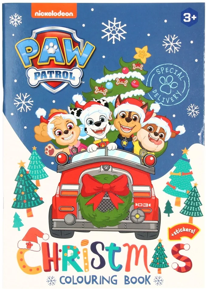 Kerst Kleurboek PAW Patrol + Stickers