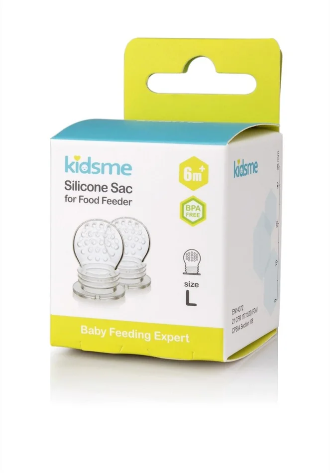 KidsMe Dreifach-Silikonsauger für Zubringer – Größe L