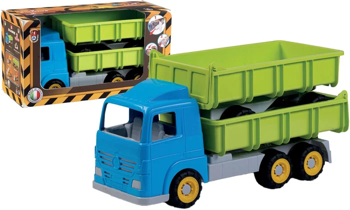 Kiepvrachtwagen Dubbele Lading met Zachte Wielen