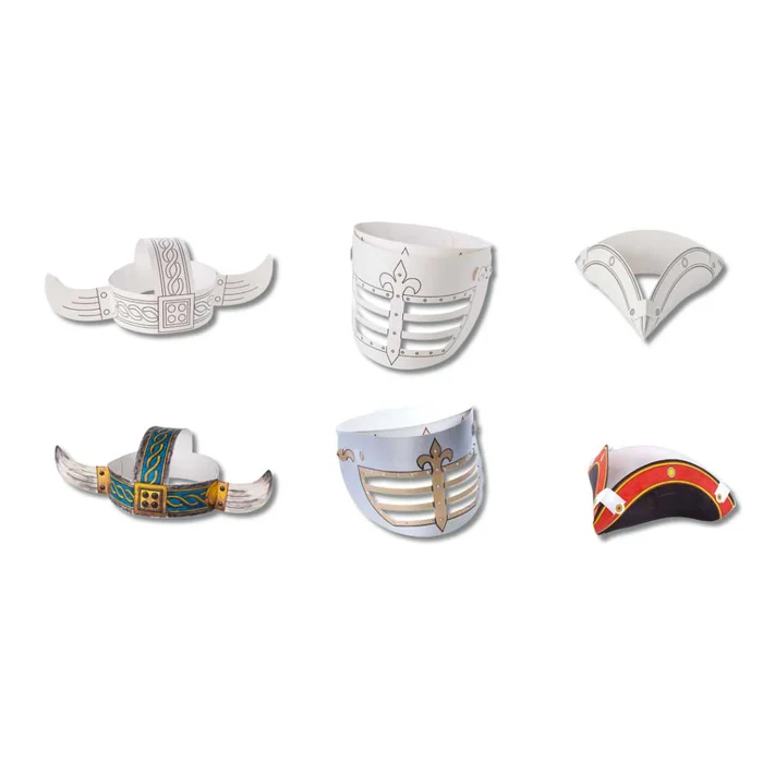 Kinderhüte Abenteuer zum Selbstgestalten, 3 Stück