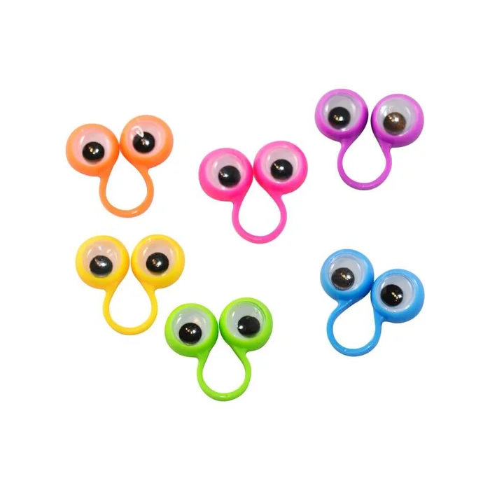 Kinderring mit Wackelaugen, 12 Stk.