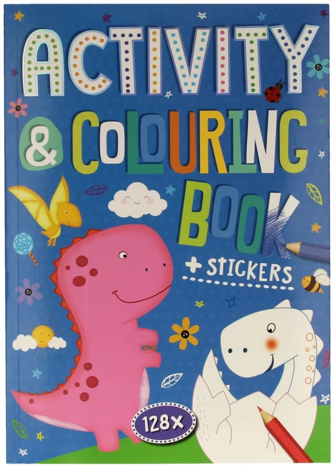 Kleur- en Activiteitenboek – Dino
