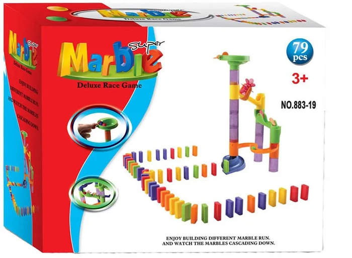 Knikkerbaan & Dominoset, 79dlg.