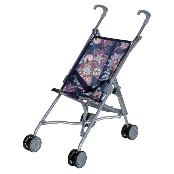 Knorrtoys – Puppenbuggy Sim blue flower