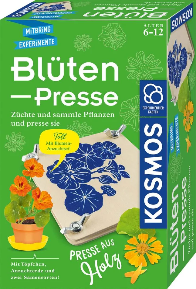 Kosmos Experimentierkasten – Blüten-Presse