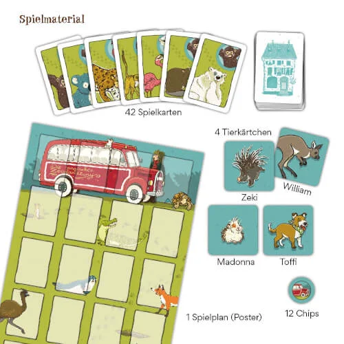 Kosmos Spiele – Schule der magischen Tiere: Auf die Plätze!
