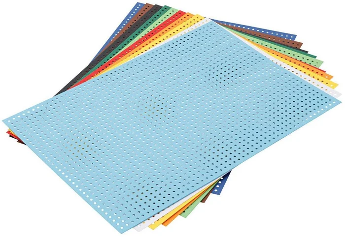 Kruissteken Karton Diverse Kleuren, 10 Vellen