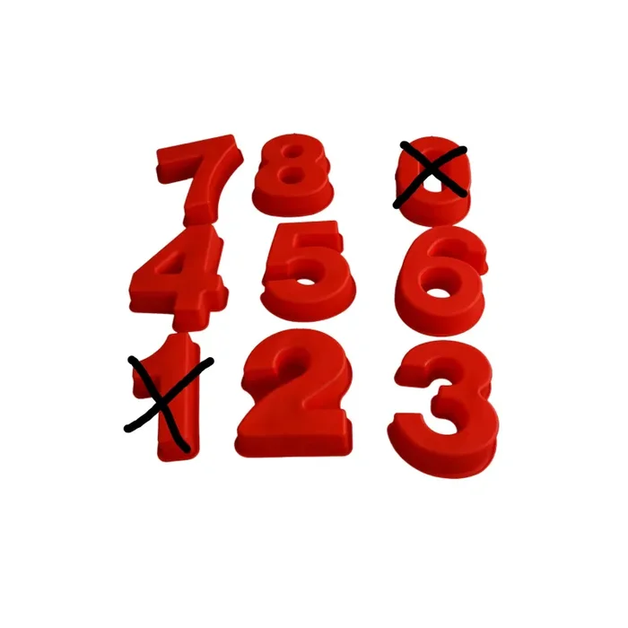 Kuchenform Zahlen Modus gute Qualität