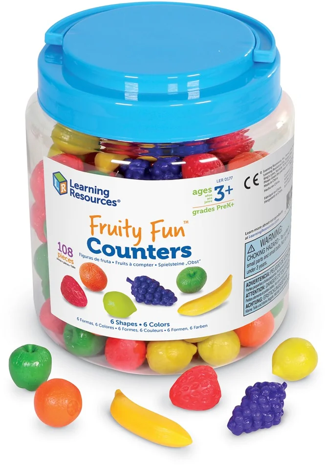 Learning Resources Learning Resources – Fruity Funâ„¢ Counters (Set of 108)