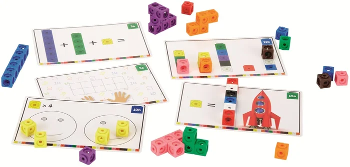 Learning Resources Learning Resources – MathLinkÂ® Cubes Activity Set