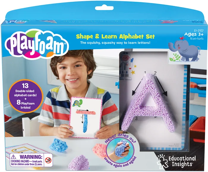 Learning Resources Learning Resources – PlayfoamÂ® Shape & Learn Alphabet Set