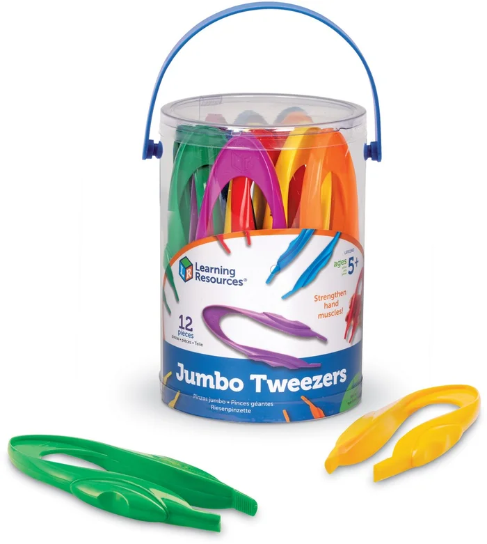 Learning Resources Learning Resources – Primary ScienceÂ® Jumbo Tweezersâ„¢ (Set of 12)