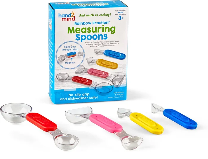 Learning Resources Learning Resources – Rainbow FractionÂ® Measuring Spoons