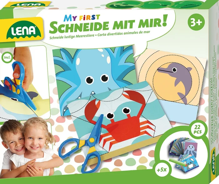 Lena Lena lernt, Meerestiere zu schneiden