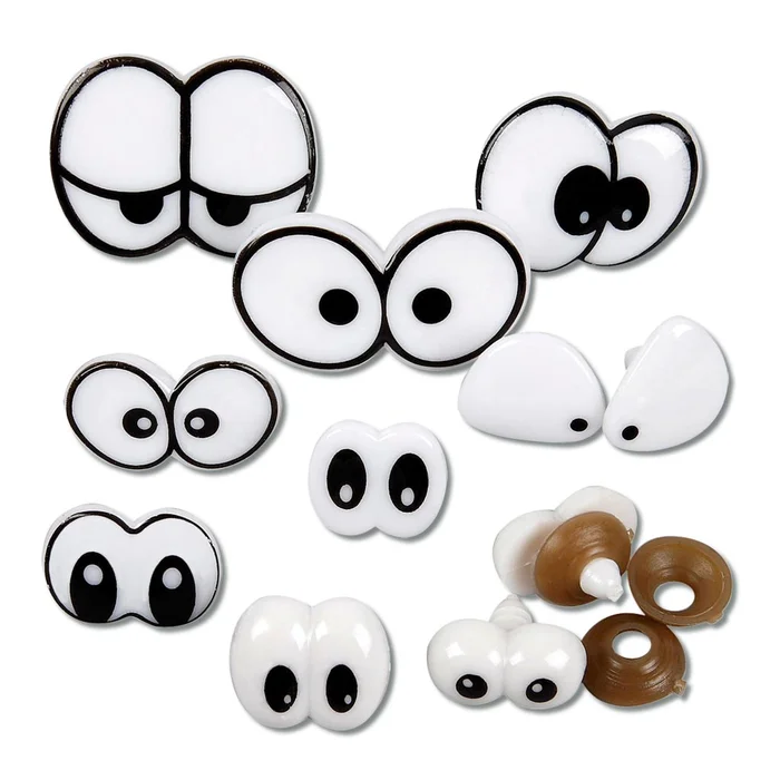 Lustige Augen zum Anstecken