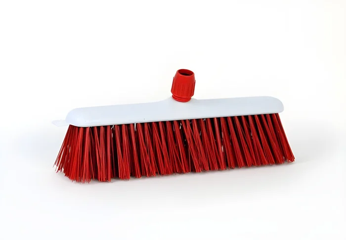 Luva sraatbezem kunststof 30 cm rood