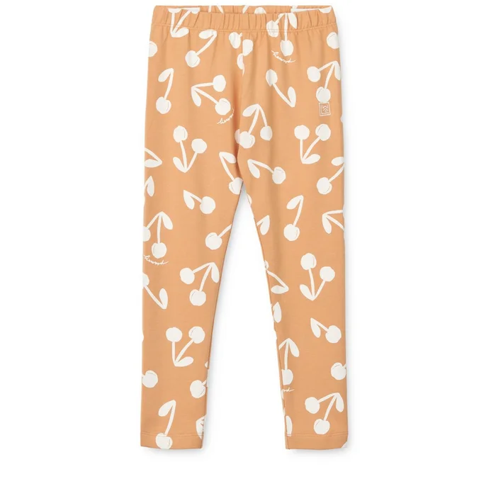 MARIE Bedruckte Leggings Cherry blossom / Light apricot