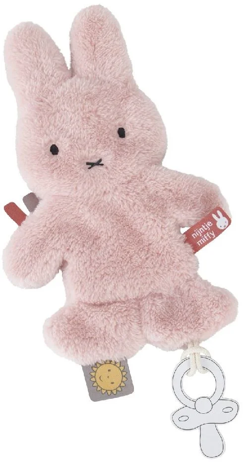 Miffy Miffy Schnullertuch flauschig rosa NIJN900