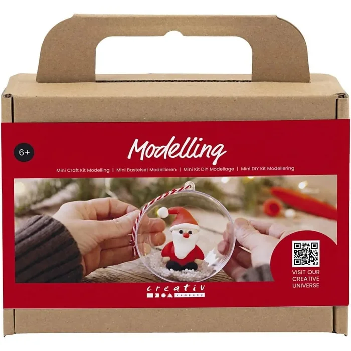 Mini Kreativ Set Modellieren Weihnachtsmann