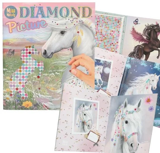 Miss Melody Create your Diamond Picture stickerboek