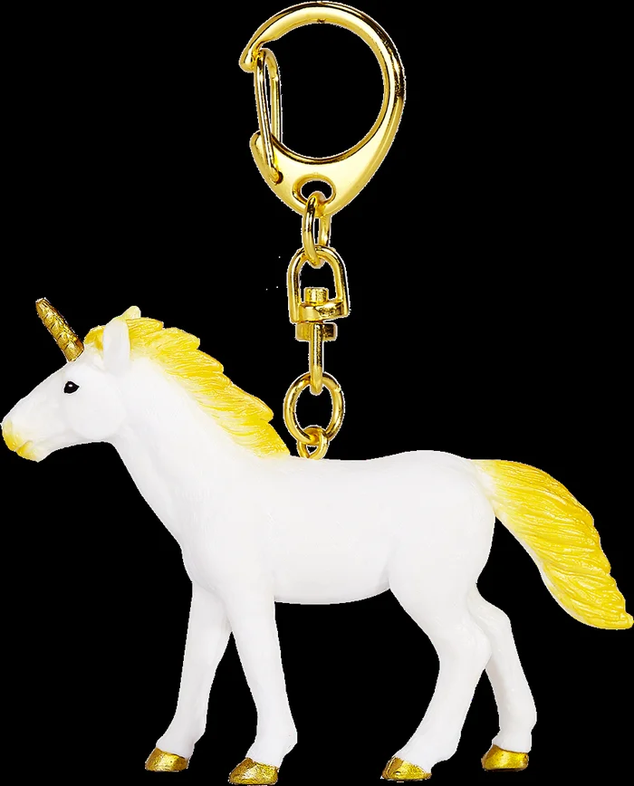 Mojo Fantasy Schlüsselanhänger Einhorn Stehend Gelb – 387480