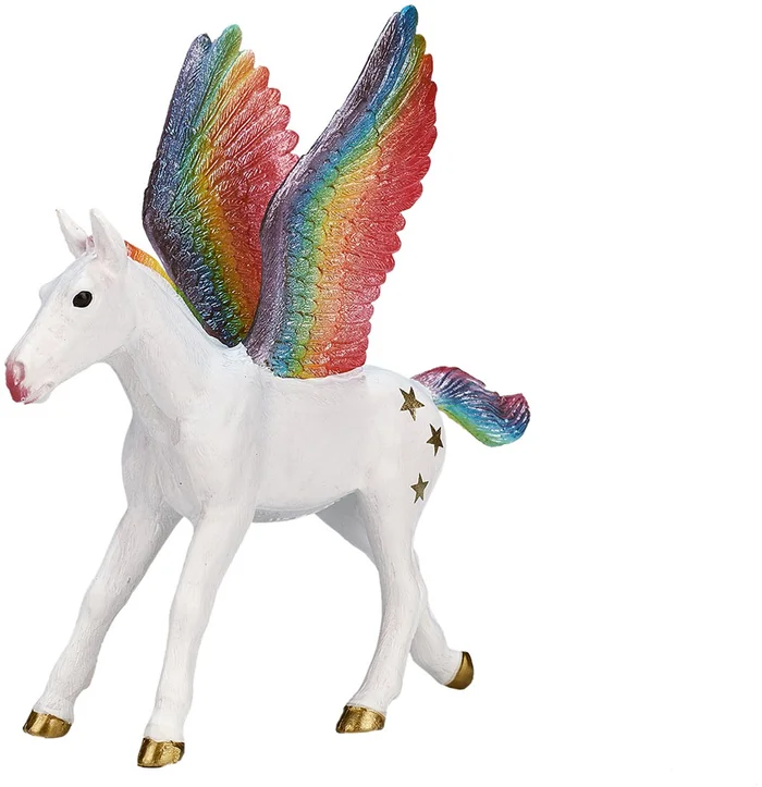 Mojo Fantasy Spielzeug Pegasus Baby Regenbogen – 387361