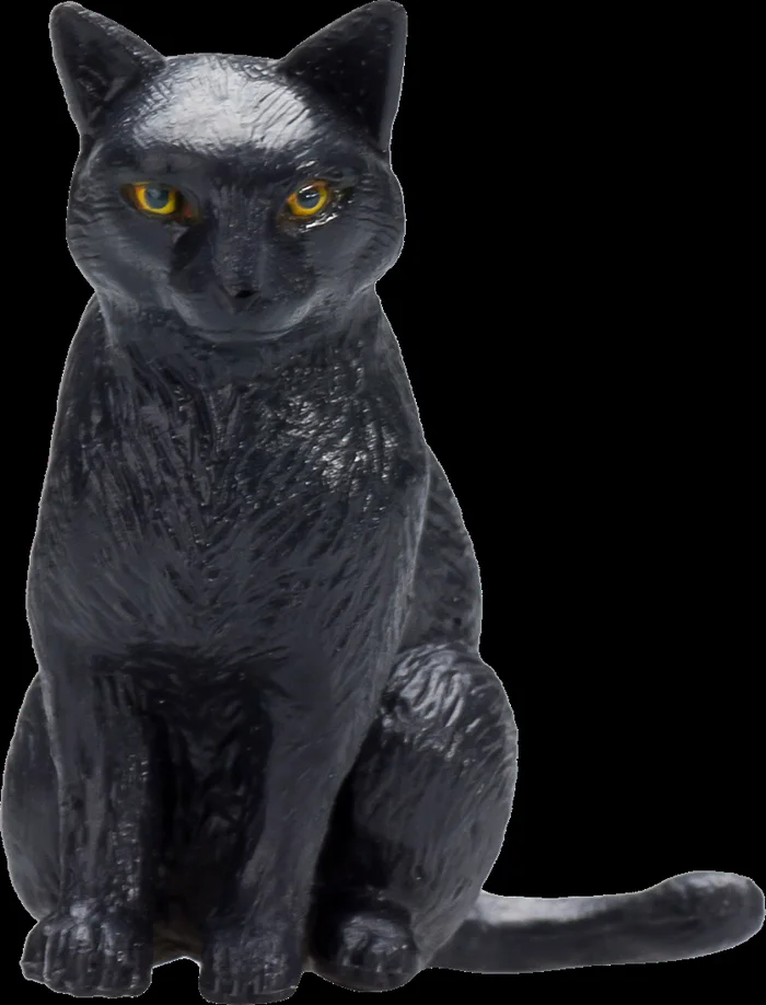 Mojo Pets Spielzeug Katze sitzend Schwarz – 387372