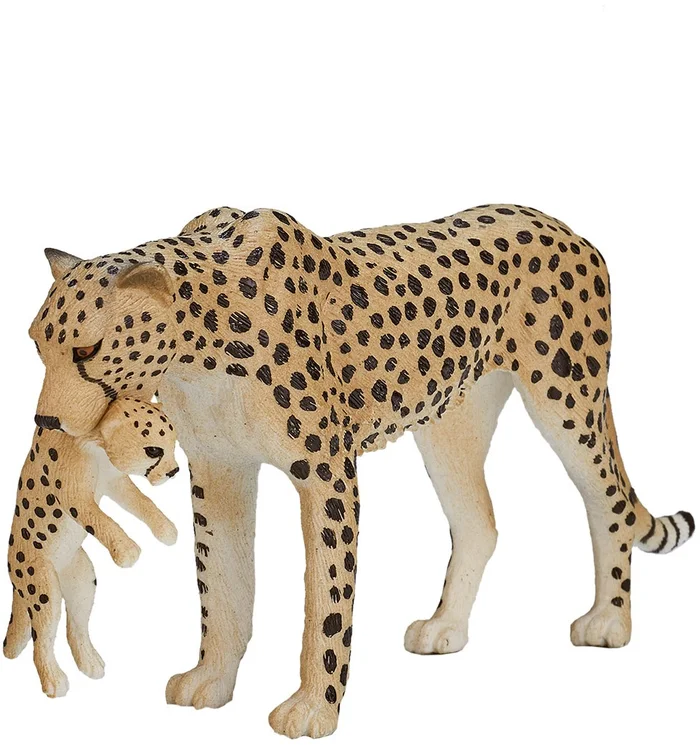 Mojo Wildlife Spielzeug Gepardin mit Jungtier – 387167