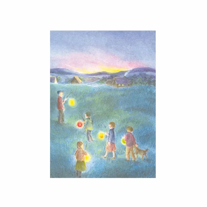 Monika Speck Kunstkarte No 5642 – Laternenumzug